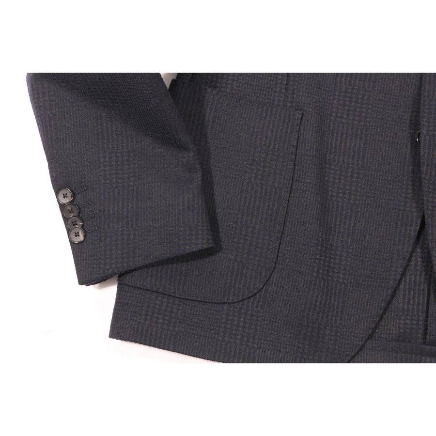LARDINI （ラルディーニ） ジャケット IL934A ネイビーxブラウン 52 【W31099】の画像
