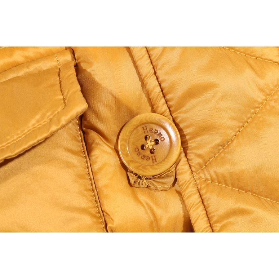 HERNO （ヘルノ） ダウンジャケット PI0764U マスタード 50 31205 【W31207】の画像