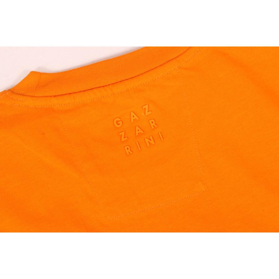 国内発送 GAZZARRINI 刺繍 Uネック半袖Tシャツ GAZZARRINI（ガッザリーニ） Uネック半袖Tシャツ TE60GR 31540