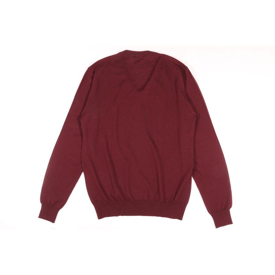 ETRO（エトロ） Vネックセーター U18 1M955 9755 ワインレッド S 