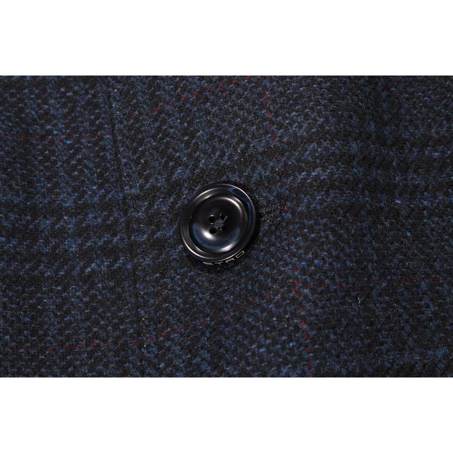 ETRO （エトロ） チェスターコート 1C816/0125 ネイビー 48 【W32190】の画像