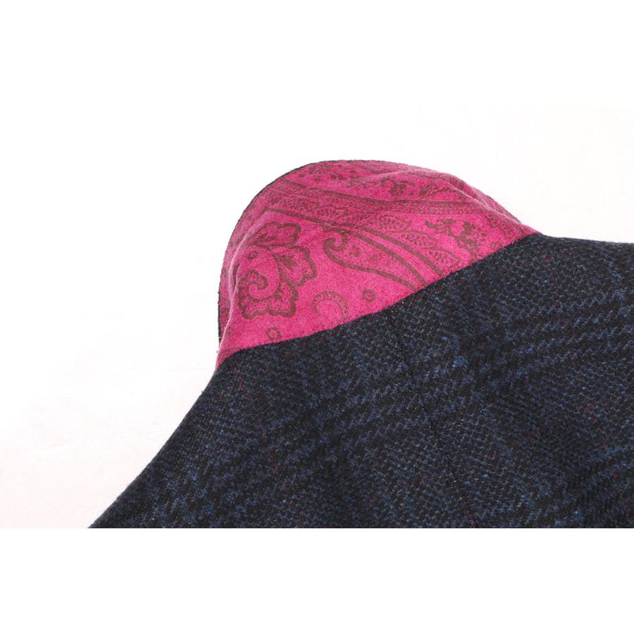 ETRO （エトロ） チェスターコート 1C816/0125 ネイビー 48 【W32190】の画像