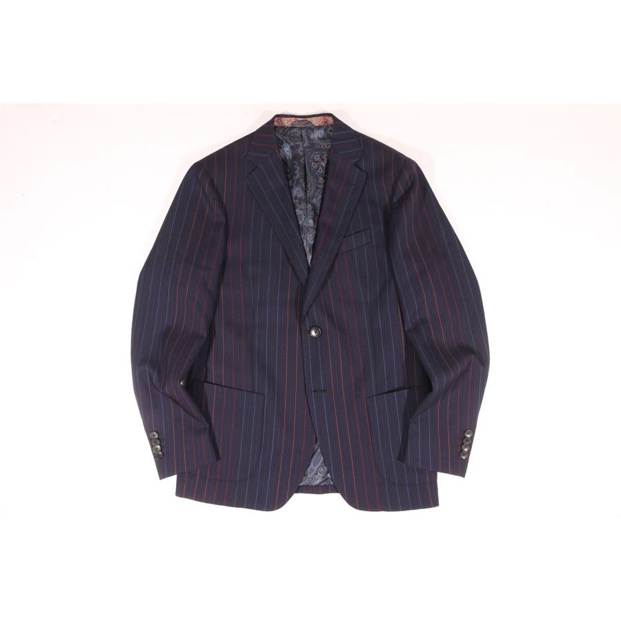 ETRO （エトロ） スーツ 1A201/0070 ネイビー 48 【A32198】の画像