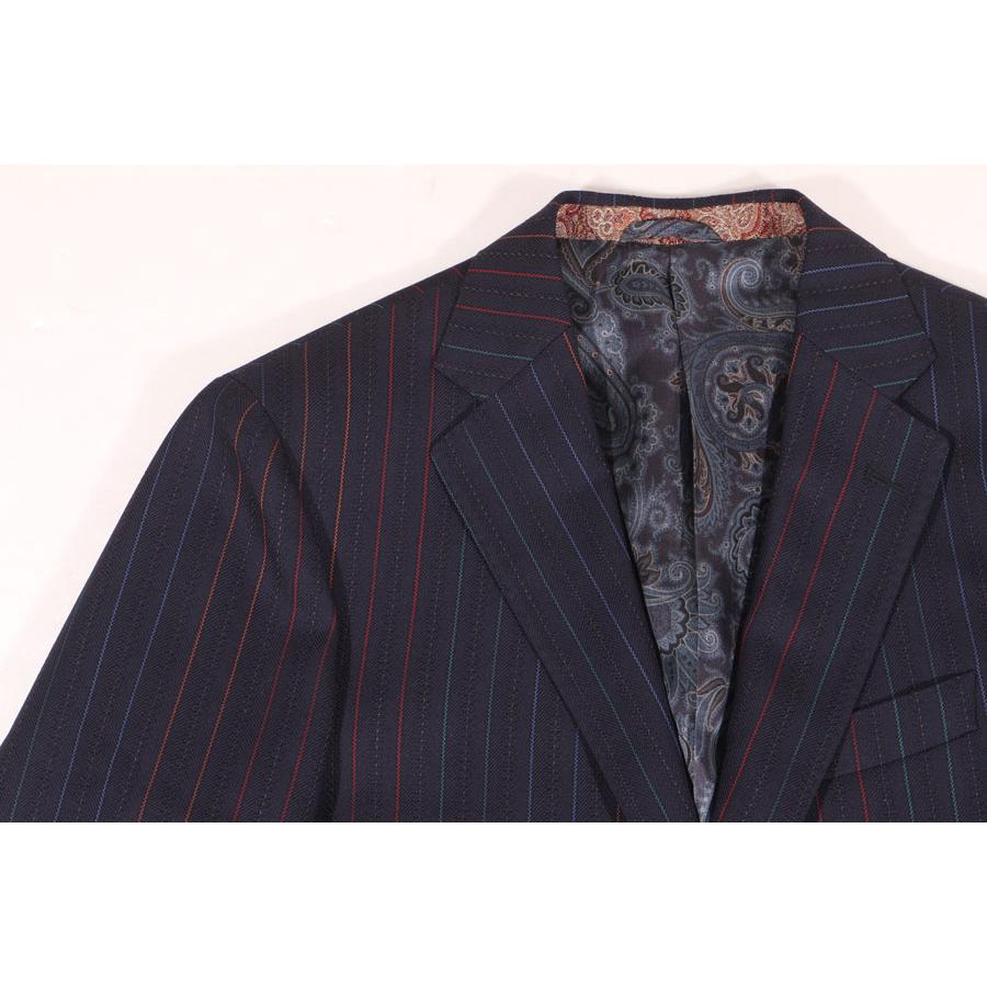 ETRO （エトロ） スーツ 1A201/0070 ネイビー 48 【A32198】の画像