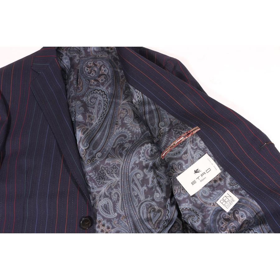 ETRO （エトロ） スーツ 1A201/0070 ネイビー 48 【A32198】の画像