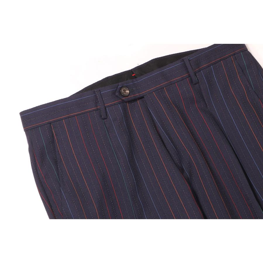 ETRO （エトロ） スーツ 1A201/0070 ネイビー 48 【A32198】の画像