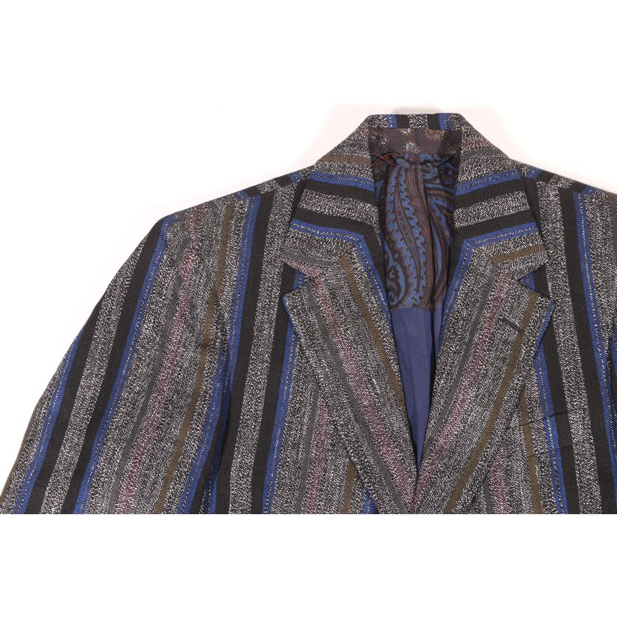 ETRO （エトロ） ジャケット 1G220/1204 グレーxネイビー 48 【A32209】の画像