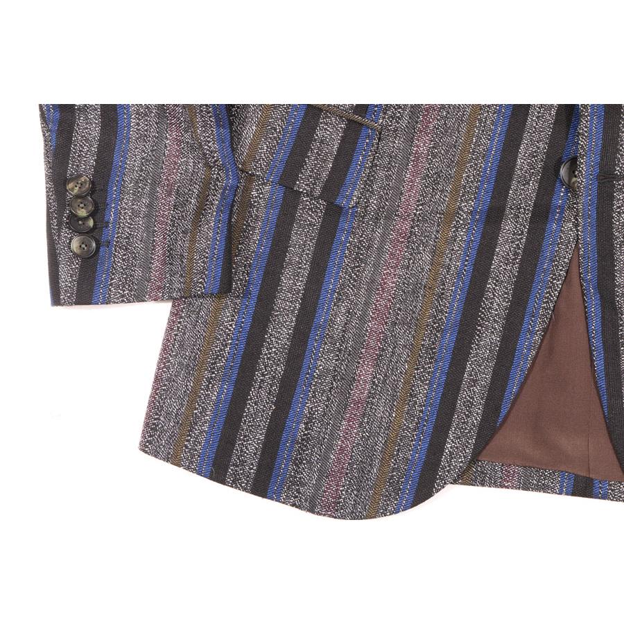 ETRO （エトロ） ジャケット 1G220/1204 グレーxネイビー 48 【A32209】の画像