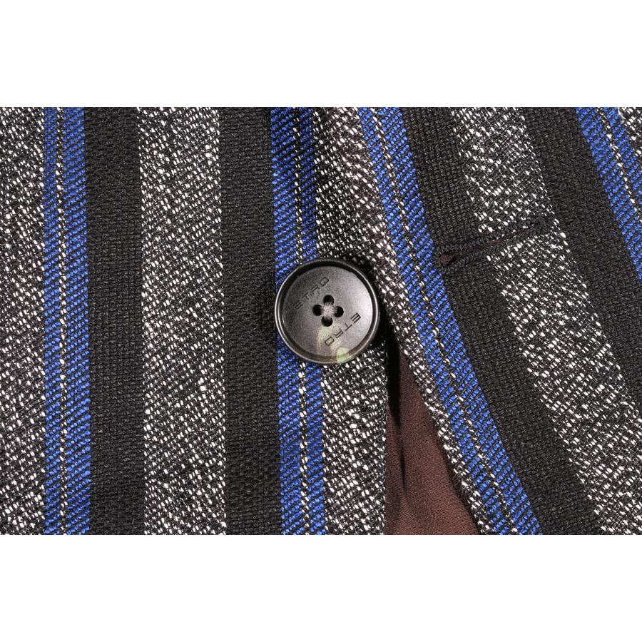 ETRO （エトロ） ジャケット 1G220/1204 グレーxネイビー 48 【A32209】の画像
