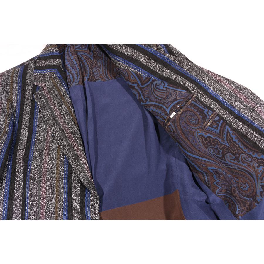 ETRO （エトロ） ジャケット 1G220/1204 グレーxネイビー 48 【A32209】の画像