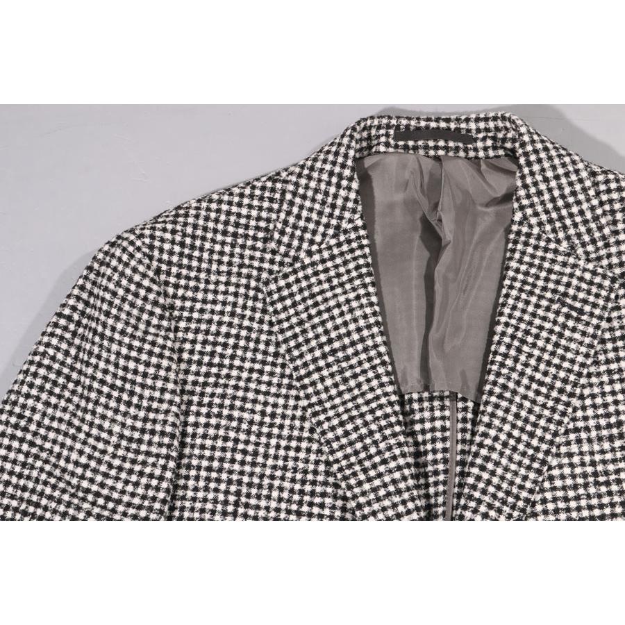 Z.ZEGNA （ジーゼニア） ジャケット 450750 ホワイトxブラック 52 32313 【W32314】の画像