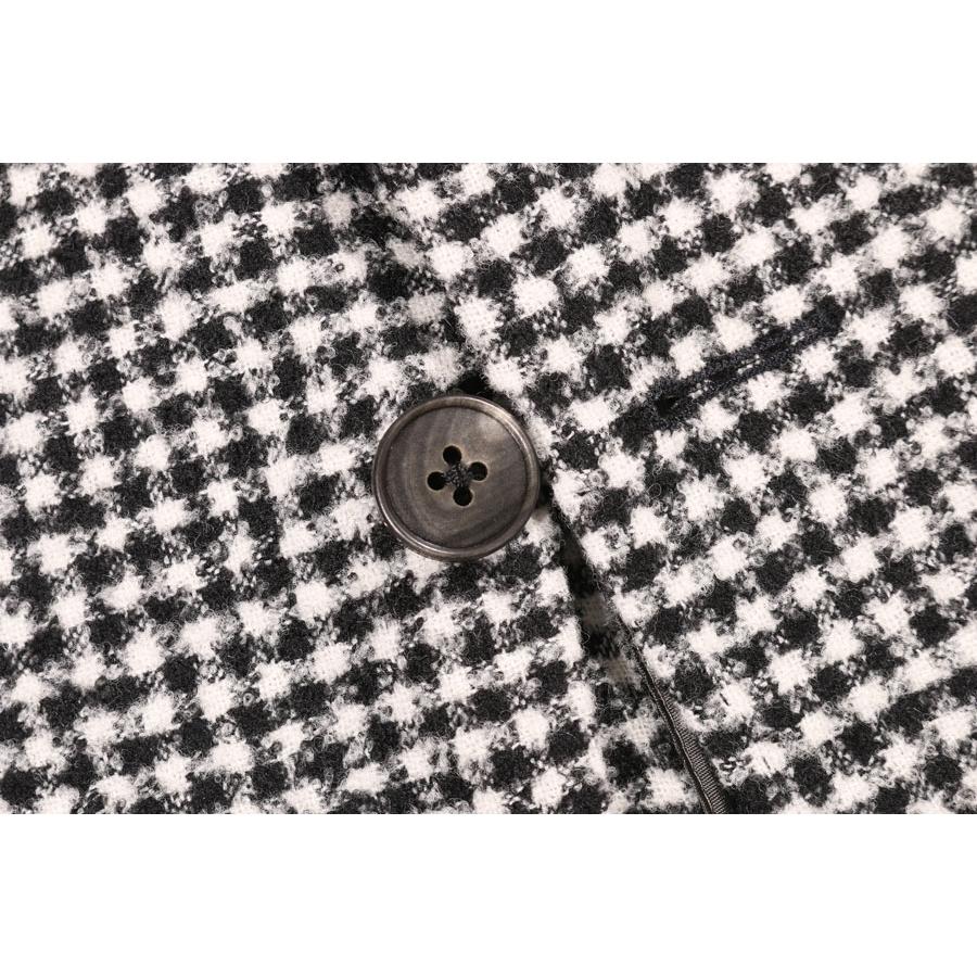 Z.ZEGNA（ジーゼニア） ジャケット 450750 ホワイトxブラック 52 32313 【W32314】の画像