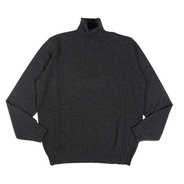 LAMANO ARTISANS タートルネックセーター グレーxグレー 56 32344gy 【W34555】_3