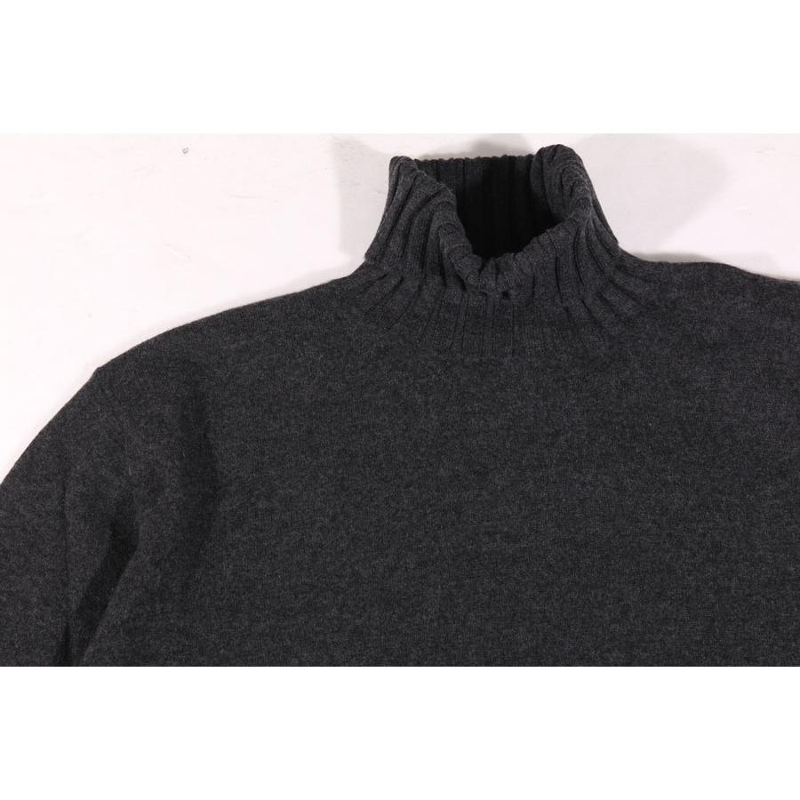 LAMANO ARTISANS タートルネックセーター グレーxグレー 56 32344gy 【W34555】_4