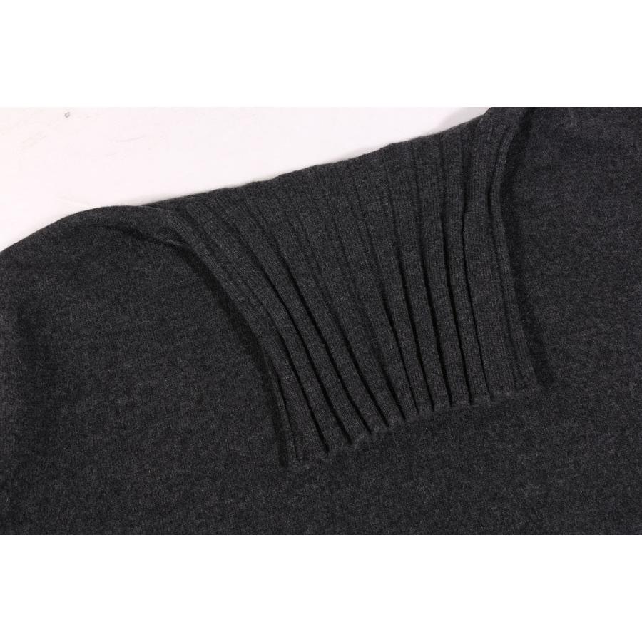 LAMANO ARTISANS タートルネックセーター グレーxグレー 56 32344gy 【W34555】_5