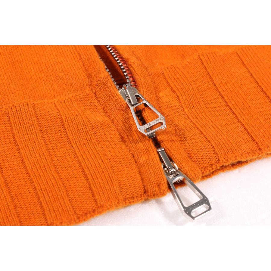 LAMANO ARTISANS（ラマノ アーチザン） ブルゾン LMK232 BOMBER ZIP ダークネイビー 52 32361dnv 【W32369】の画像