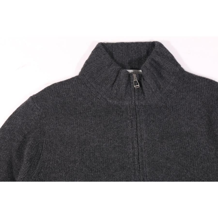 LAMANO ARTISANS（ラマノ アーチザン） ブルゾン LMK663 BOMBER ZIP ダークグレー 50 32371dgy 【W32375】の画像
