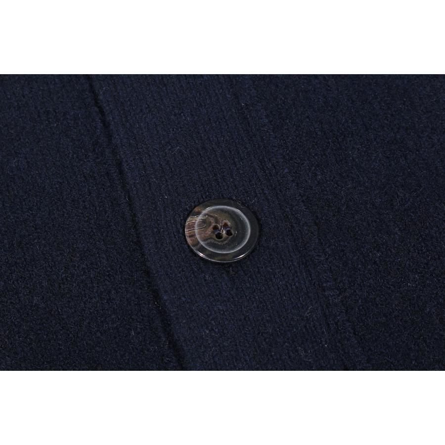 LAMANO ARTISANS（ラマノ アーチザン） カーディガン LMK828 BOMBER BOTT ネイビー 52 32392nv 【W32395】の画像