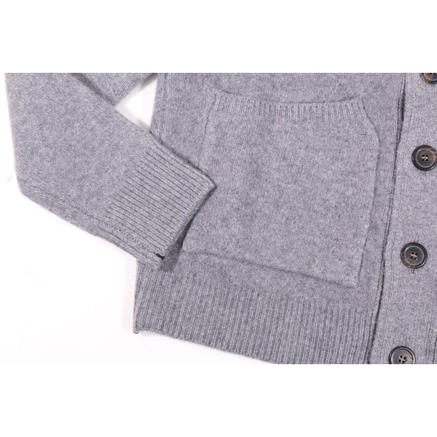 LAMANO ARTISANS （ラマノ アーチザン） カーディガン LMK828 BOMBER BOTT グレー 46 32392gy 【W32392】の画像