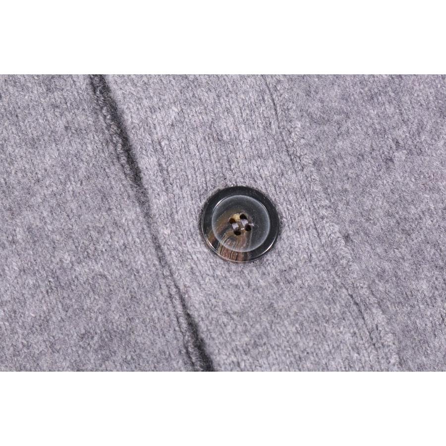 LAMANO ARTISANS （ラマノ アーチザン） カーディガン LMK828 BOMBER BOTT グレー 46 32392gy 【W32392】の画像