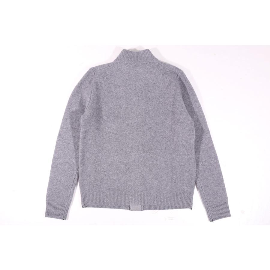 LAMANO ARTISANS （ラマノ アーチザン） カーディガン LMK828 BOMBER BOTT グレー 46 32392gy 【W32392】の画像