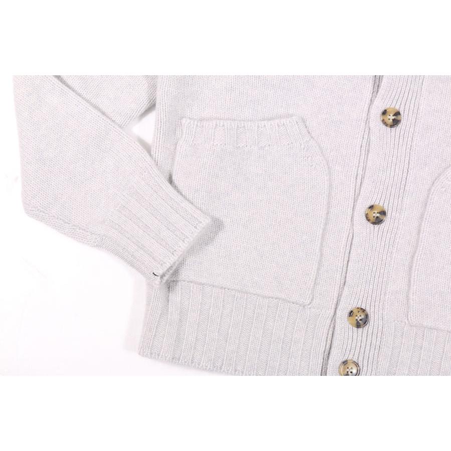 LAMANO ARTISANS（ラマノ アーチザン） カーディガン LMK662 BOMBER BOTT ブラック 54 32396bk 【W32409】の画像