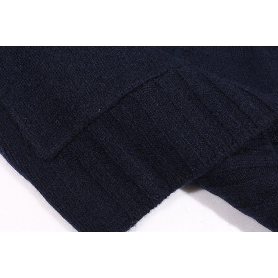 LAMANO ARTISANS（ラマノ アーチザン） カーディガン LMK662 BOMBER BOTT ネイビー 46 32396nv 【W32396】の画像