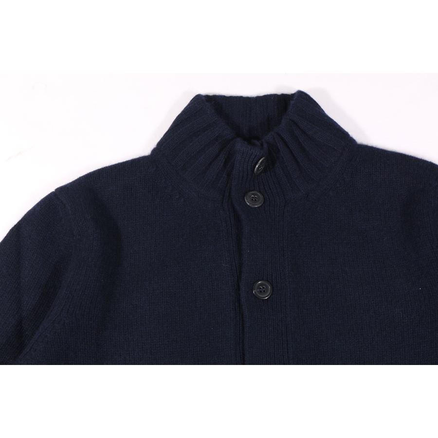 LAMANO ARTISANS（ラマノ アーチザン） カーディガン LMK662 BOMBER BOTT ネイビー 48 32396nv 【W32397】の画像