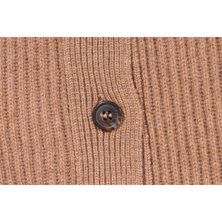 LAMANO ARTISANS（ラマノ アーチザン） 丸首セーター LMK823 GIROCOLLO SERAFINO ライトブラウン 52 32463br 【W32464】の画像