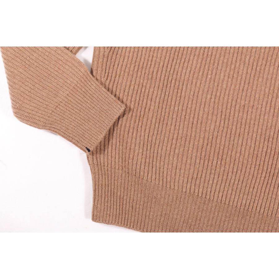 LAMANO ARTISANS（ラマノ アーチザン） 丸首セーター LMK823 GIROCOLLO SERAFINO ライトブラウン 54 32463br 【W32465】の画像