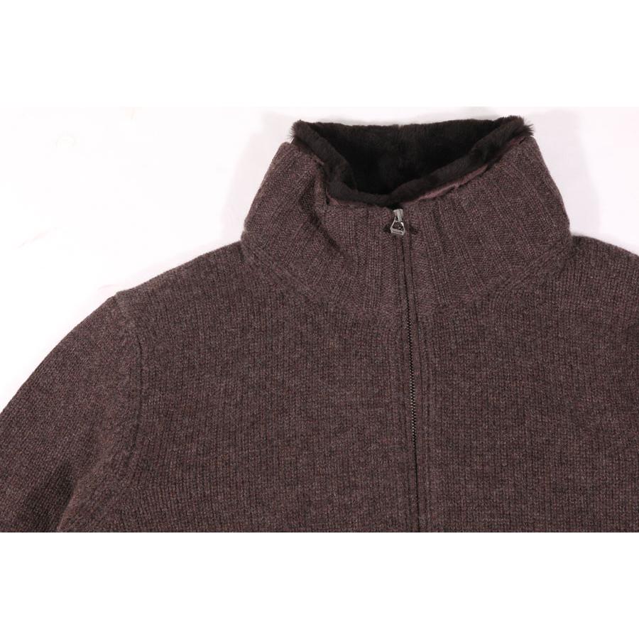 LAMANO ARTISANS（ラマノ アーチザン） ブルゾン LMK804 BOMBER ZIP ブラウン 54 32469 【W32471】の画像
