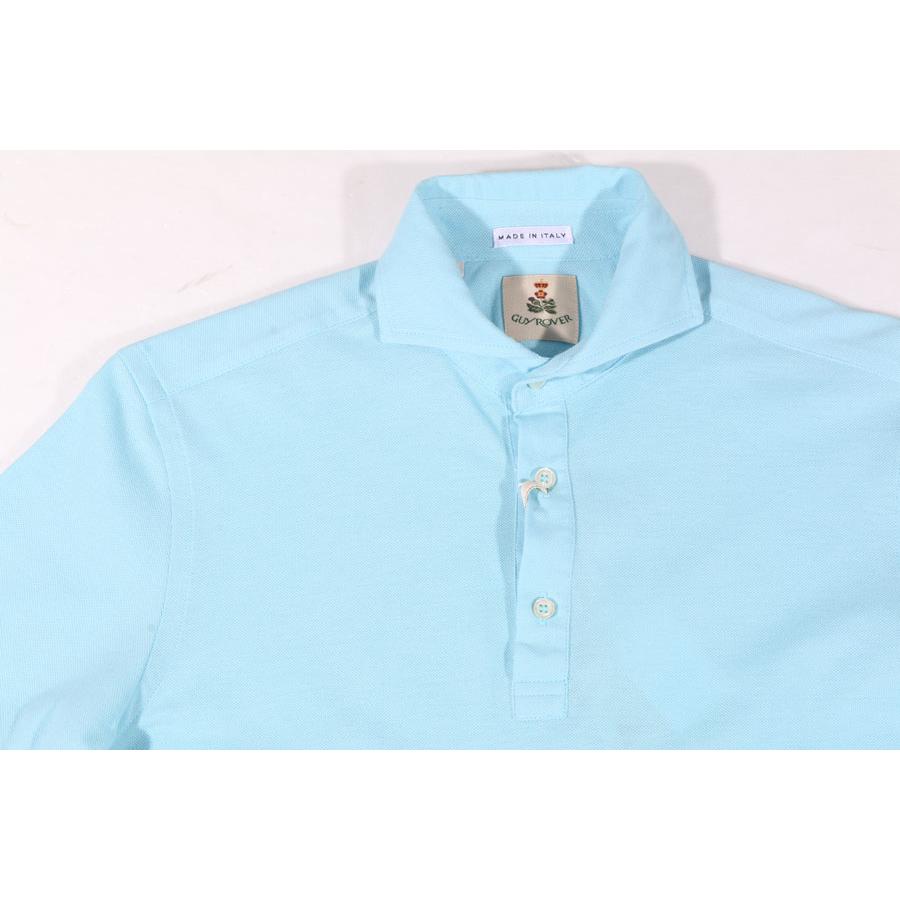 GUY ROVER（ギローバー） 半袖ポロシャツ 3650PC207 スカイブルー M 