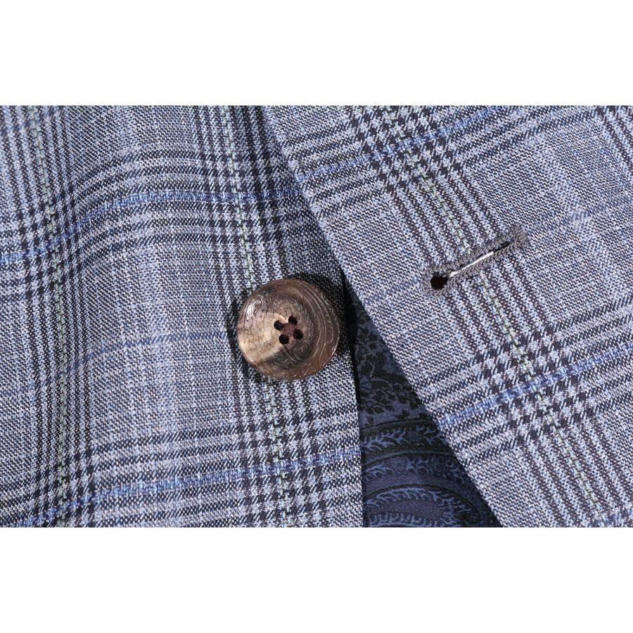 ETRO （エトロ） スーツ U 1A400 1087 グレーxネイビー 50 32583 【W32584】の画像