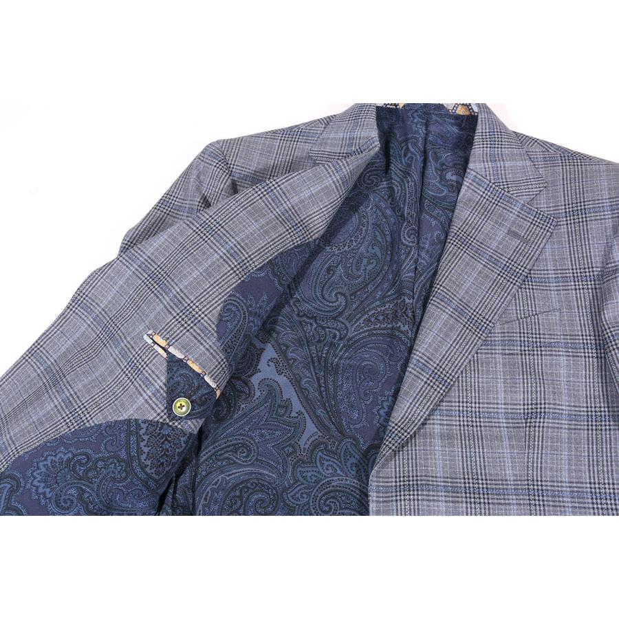 ETRO （エトロ） スーツ U 1A400 1087 グレーxネイビー 50 32583 【W32584】の画像