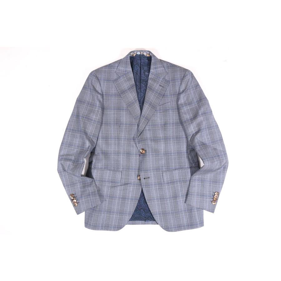 ETRO（エトロ） スーツ U 1A400 1087 グレーxネイビー 50 32583 【W32584】の画像