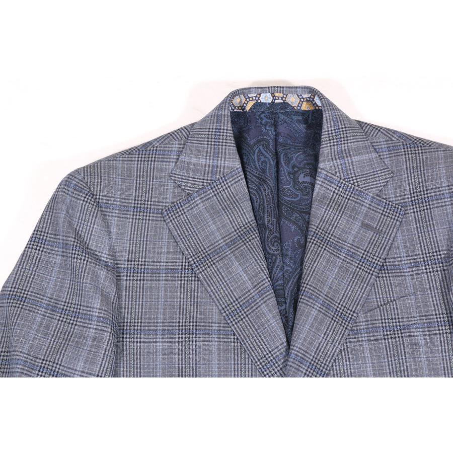 ETRO（エトロ） スーツ U 1A400 1087 グレーxネイビー 50 32583 【W32584】の画像