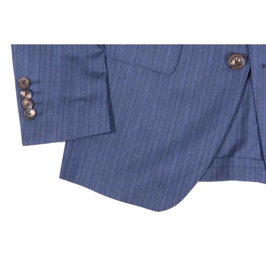 ETRO （エトロ） スーツ U 1A299 1085 ネイビーxパープル 44 【W32585】の画像