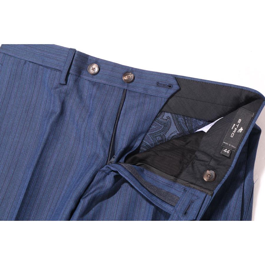 ETRO （エトロ） スーツ U 1A299 1085 ネイビーxパープル 44 【W32585】の画像