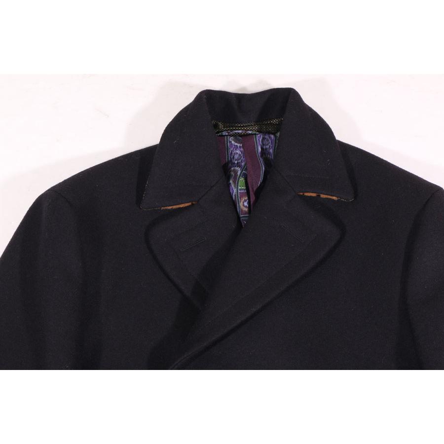 ETRO （エトロ） コート U 11S060 2500 ネイビー 48 【W32589】の画像