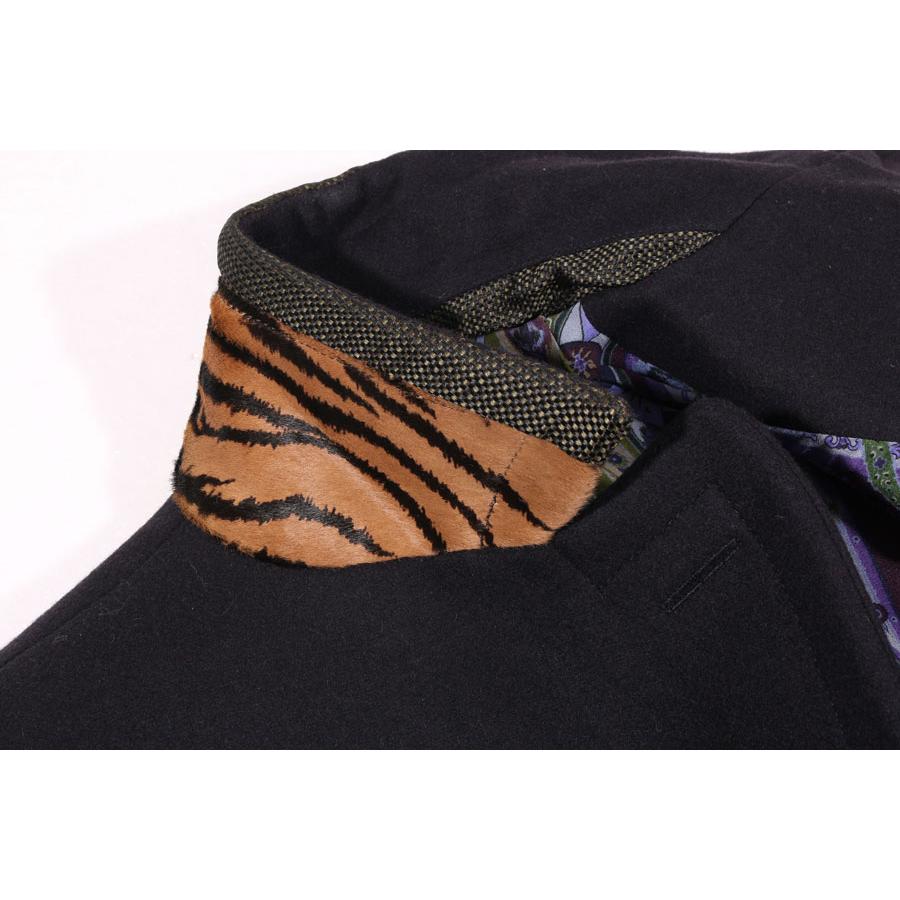 ETRO （エトロ） コート U 11S060 2500 ネイビー 48 【W32589】の画像