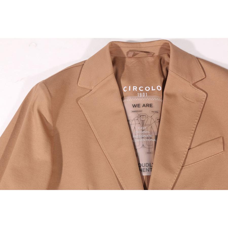 CIRCOLO（チルコロ） ジャケット CN4424 キャメル 46 33202ca 【A33210