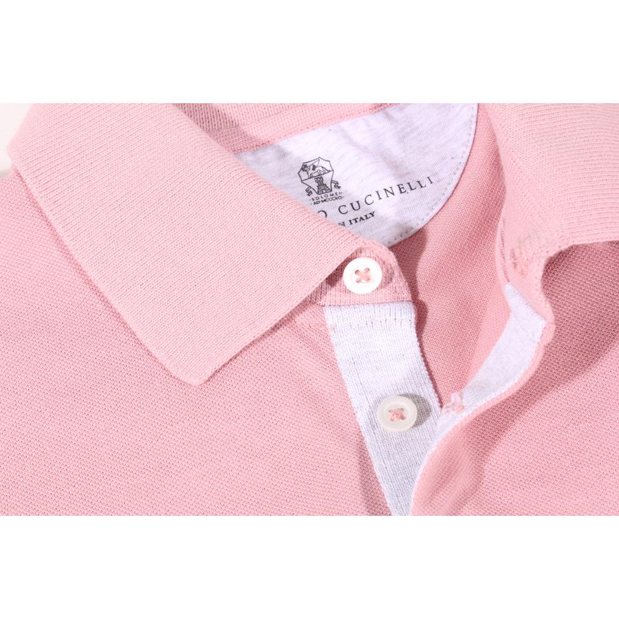 BRUNELLO CUCINELLI ピンク ポロシャツ