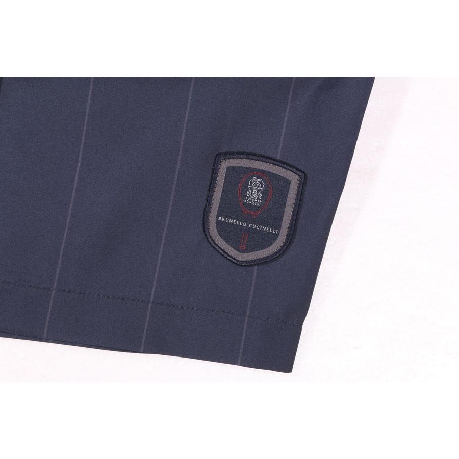 BRUNELLO CUCINELLI（ブルネロクチネリ） ハーフパンツ MB4173386T ネイビー L 33286nv 【S33291】の画像