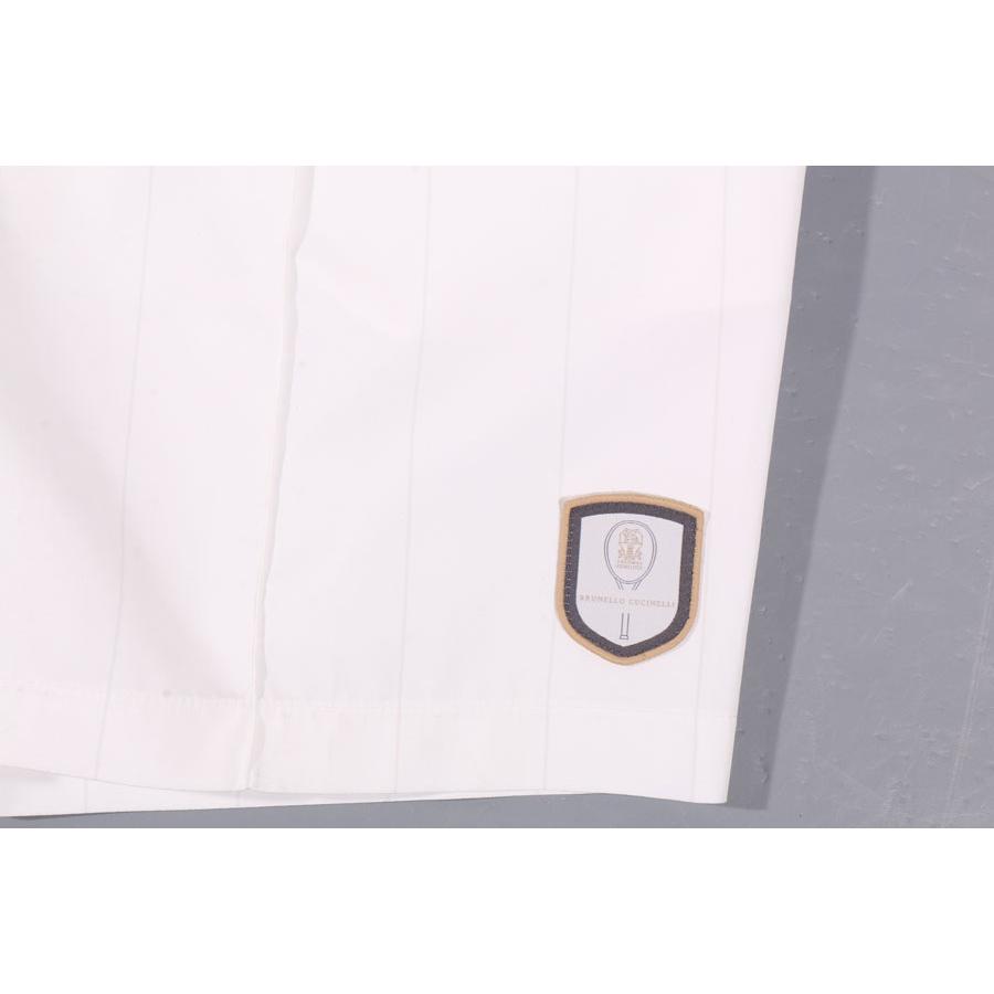 BRUNELLO CUCINELLI（ブルネロクチネリ） ハーフパンツ MB4173386T ホワイト M 33286wh 【S33287】の画像