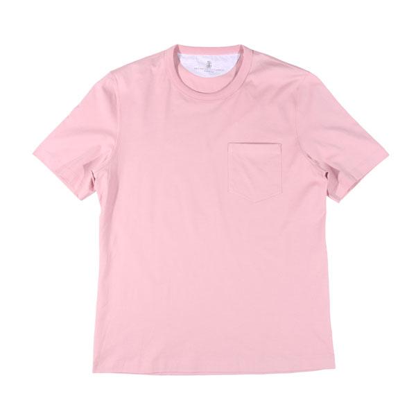 美品　Brunello Cucinelli Uネック半袖カットソー BRUNELLO CUCINELLI（ブルネロクチネリ） Uネック半袖Tシャツ