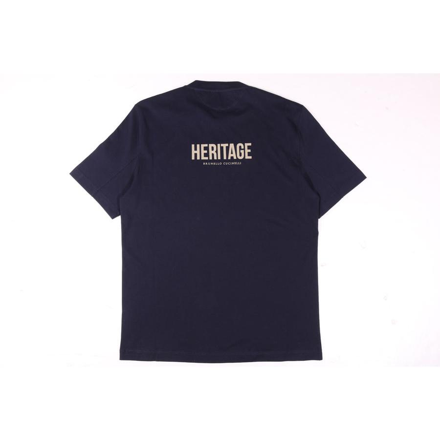 美品　Brunello Cucinelli Uネック半袖カットソー BRUNELLO CUCINELLI （ブルネロクチネリ） Uネック半袖Tシャツ