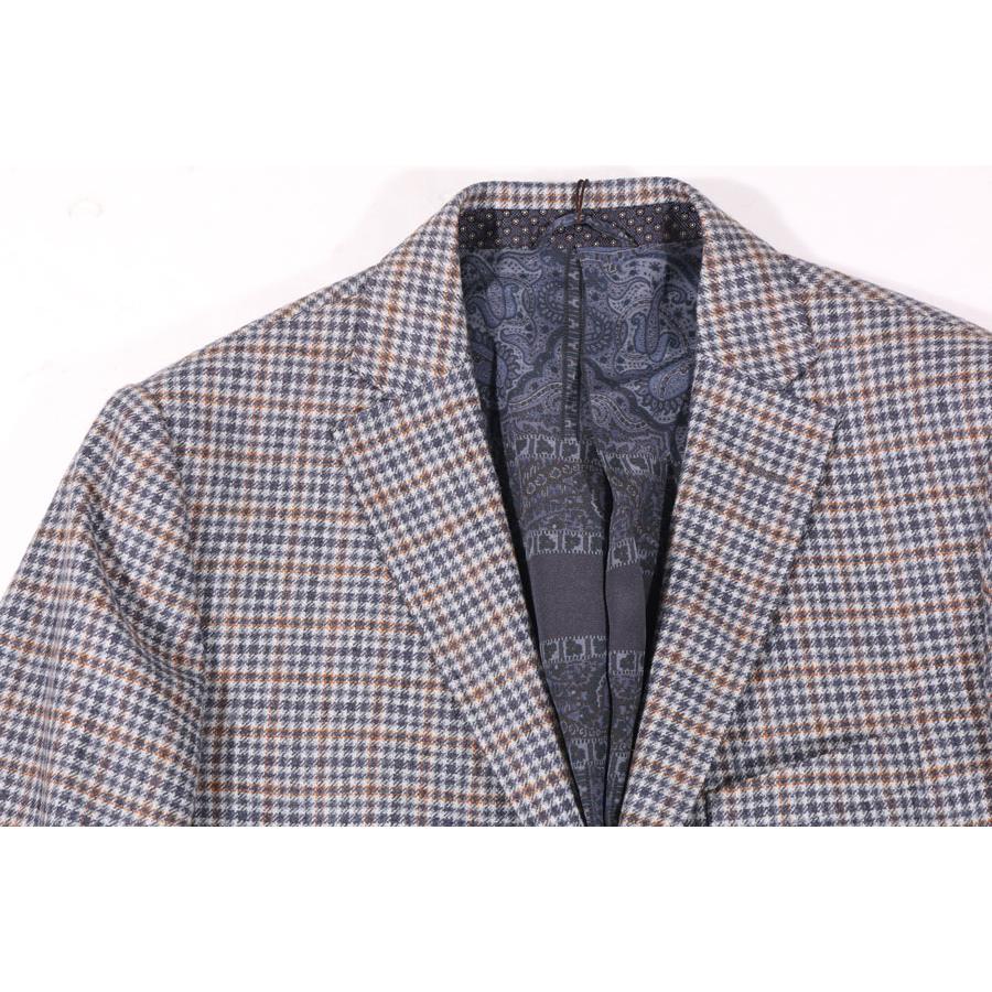 ETRO（エトロ） ジャケット 202 E1187 Q0176 020003 グレーxネイビー 48 【W33807】の画像