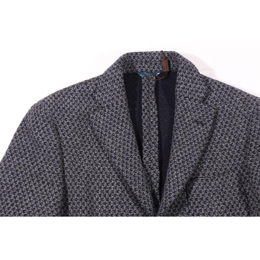 ETRO （エトロ） ジャケット 132 U1083 101750 00104 ネイビーxグレー 48 【W33813】の画像