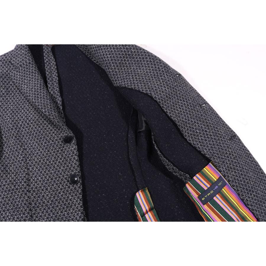 ETRO （エトロ） ジャケット 132 U1083 101750 00104 ネイビーxグレー 48 【W33813】の画像