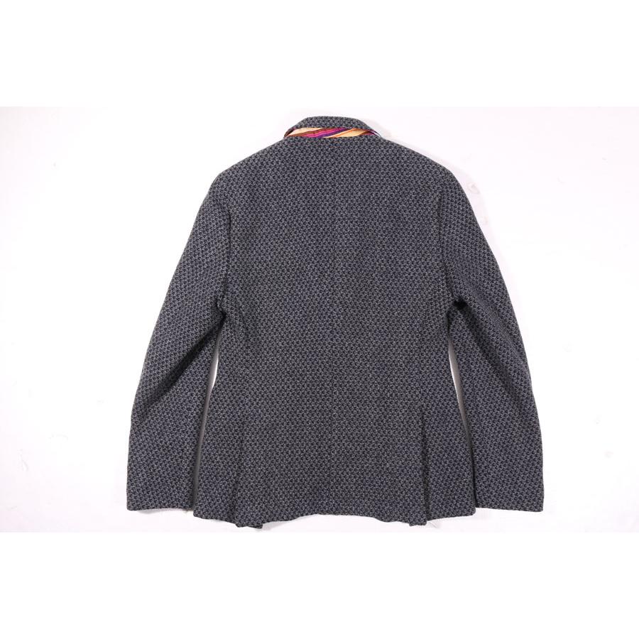 ETRO （エトロ） ジャケット 132 U1083 101750 00104 ネイビーxグレー 48 【W33813】の画像